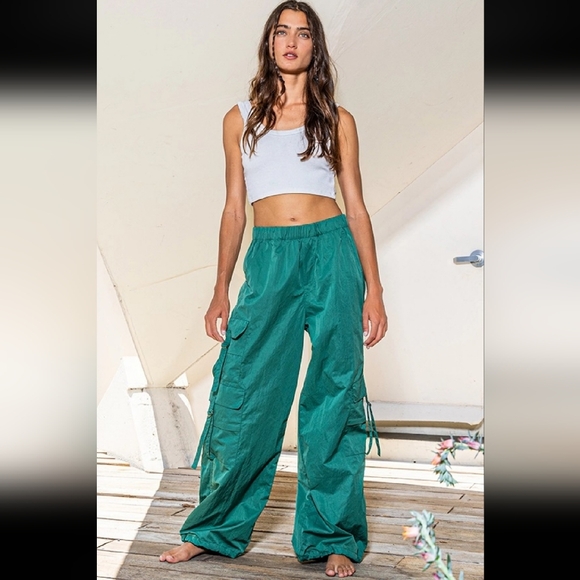 NWT NEW PATH CARGO JOGGER PANTS, GREEN, VARIOUS SIZES - Picture 1 of 10